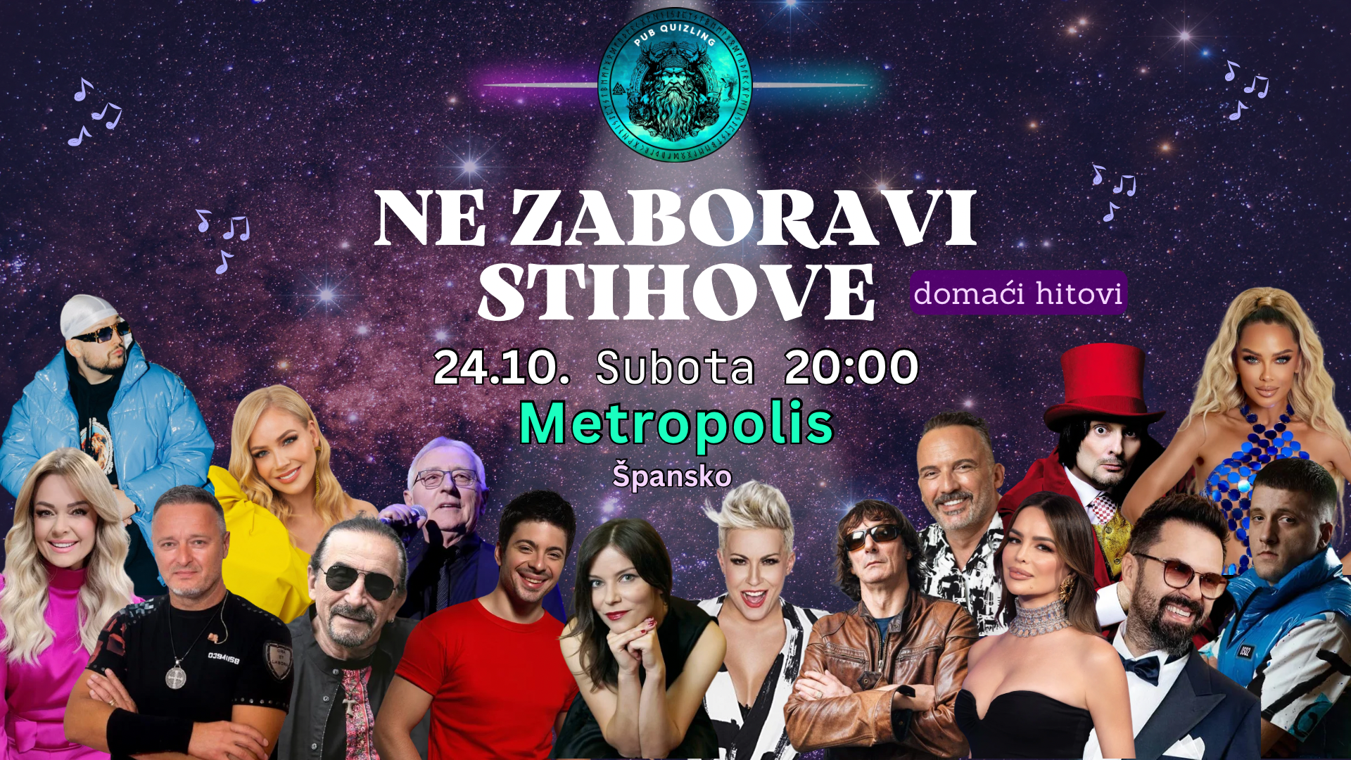Ne zaboravi stihove kviz u Metropolisu 💃🏼🕺🏻🎙️🎶