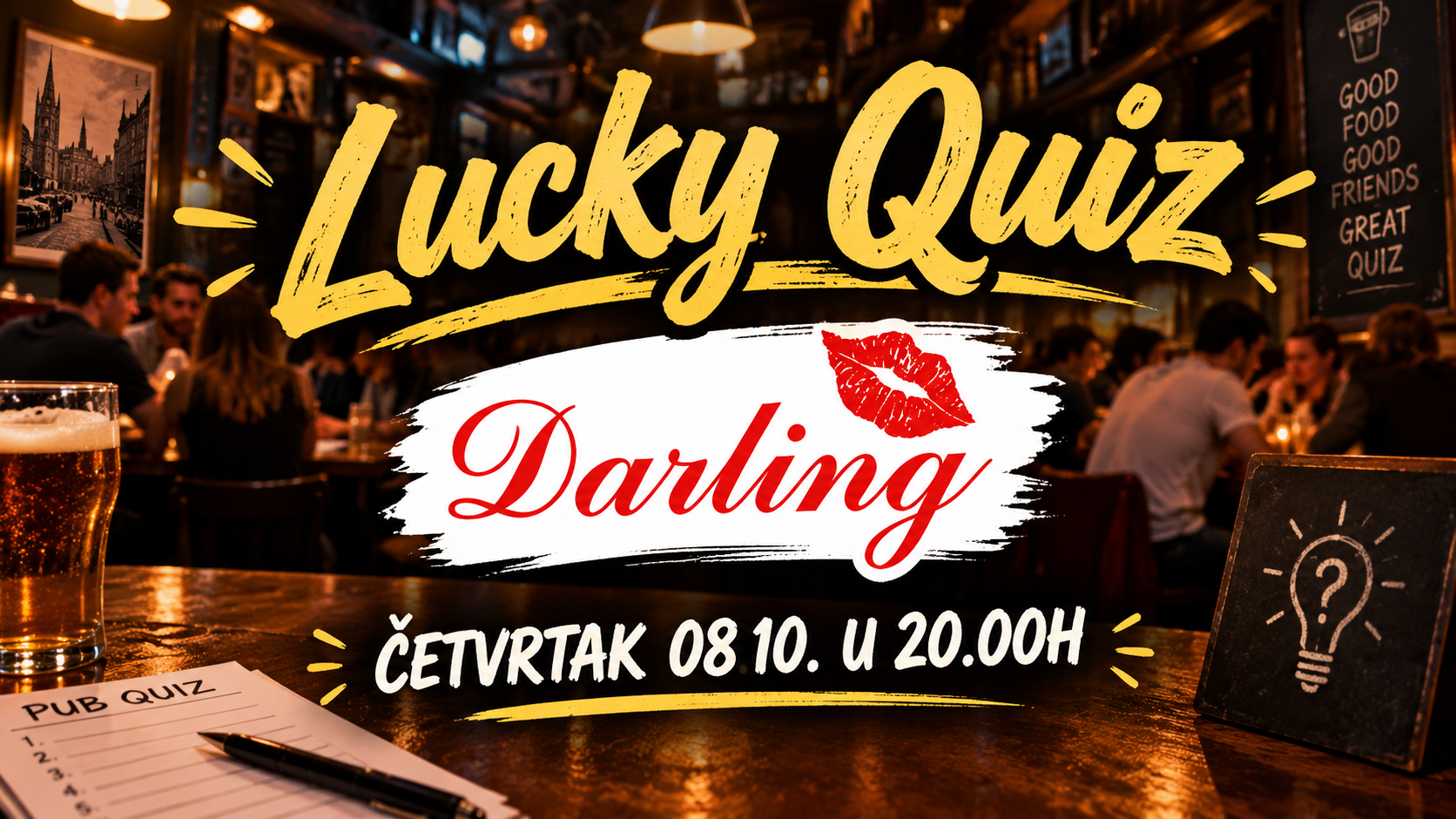 LUCKY QUIZ U DARLINGU