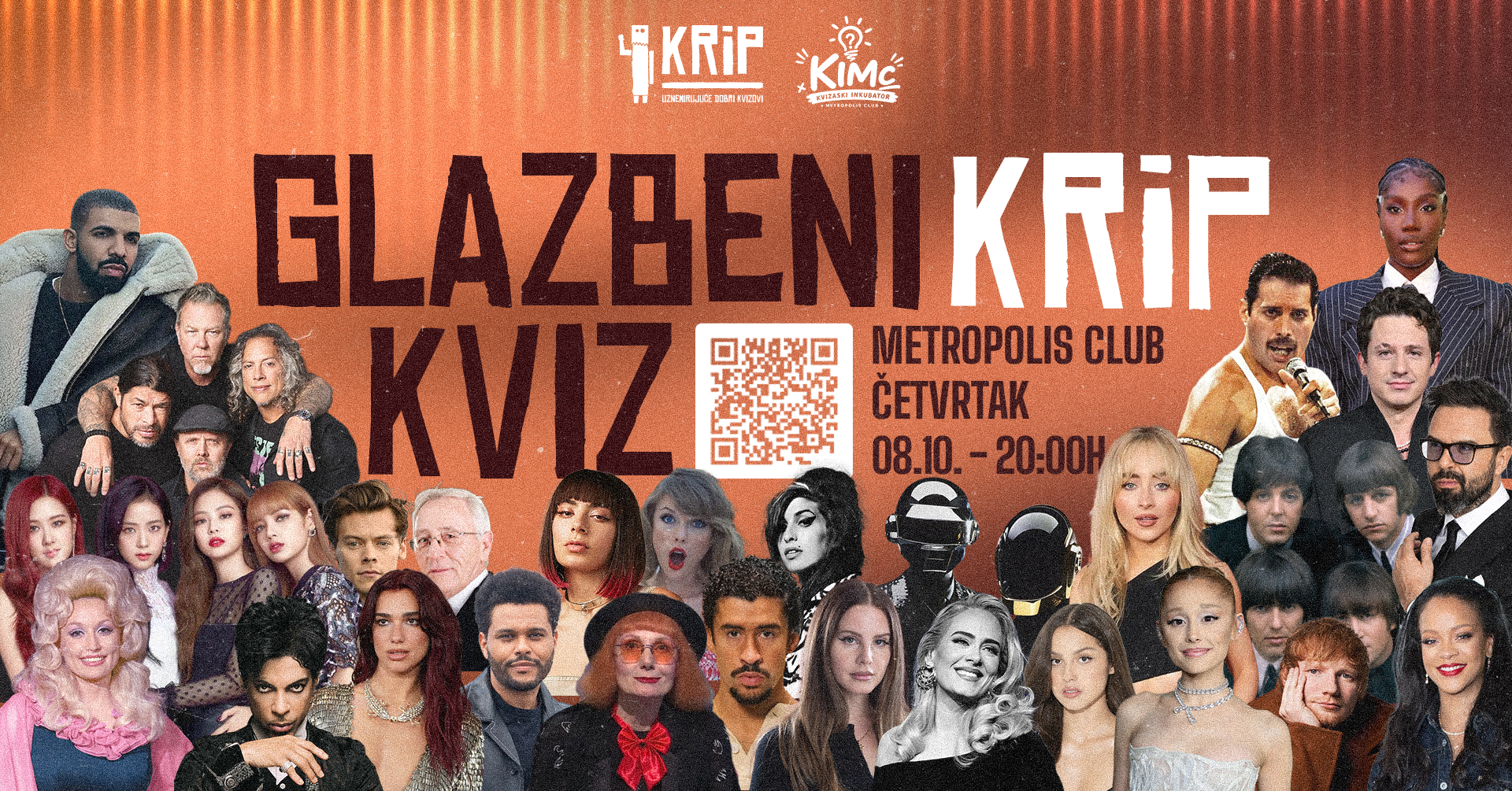Glazbeni KRiP kviz @Metropolis Club
