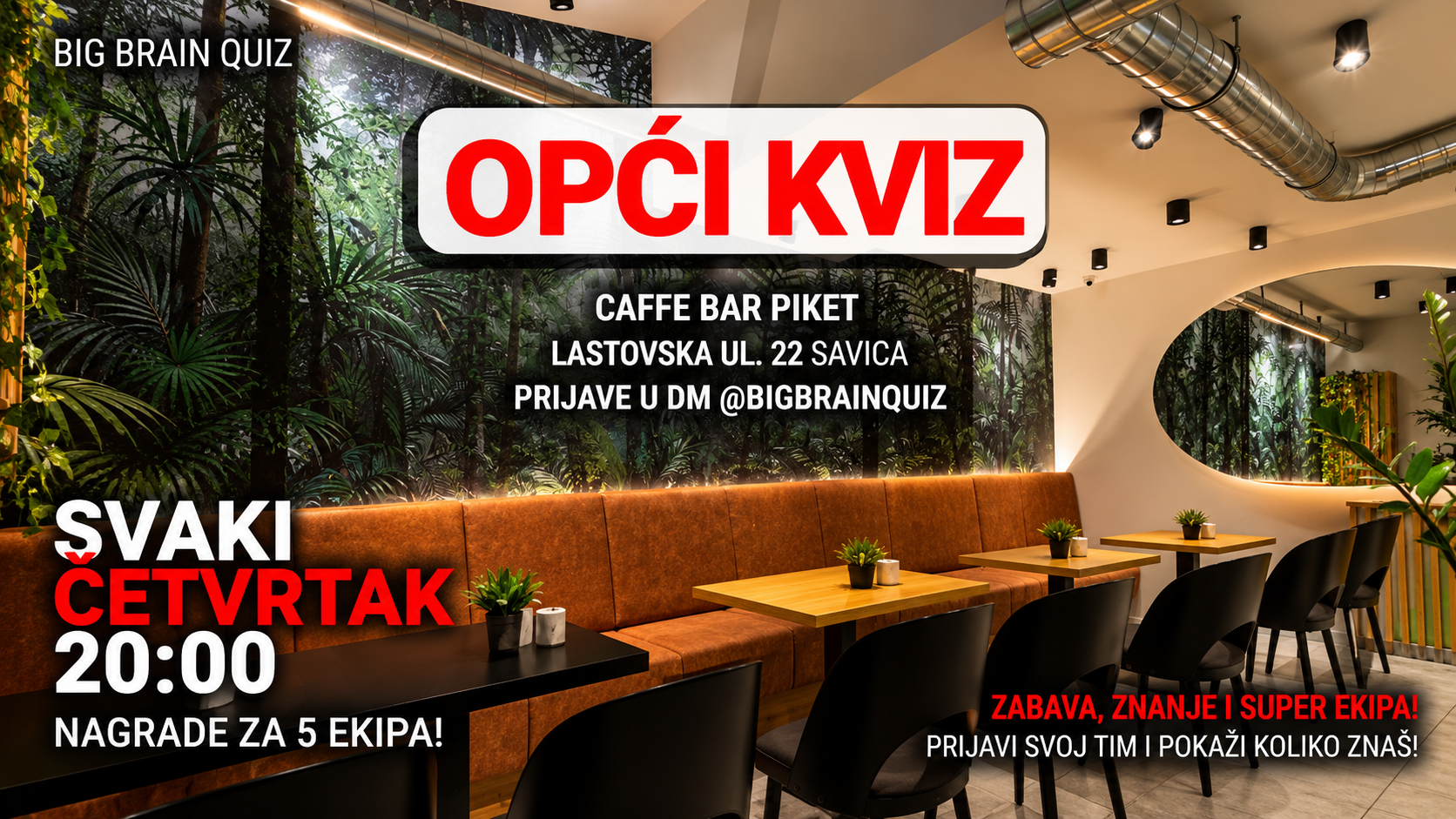 BBQ Opći kviz - Piket Savica, Četvrtak
