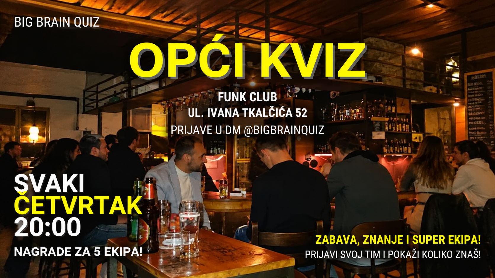 BBQ Opći kviz - Funk Club, Četvrtak