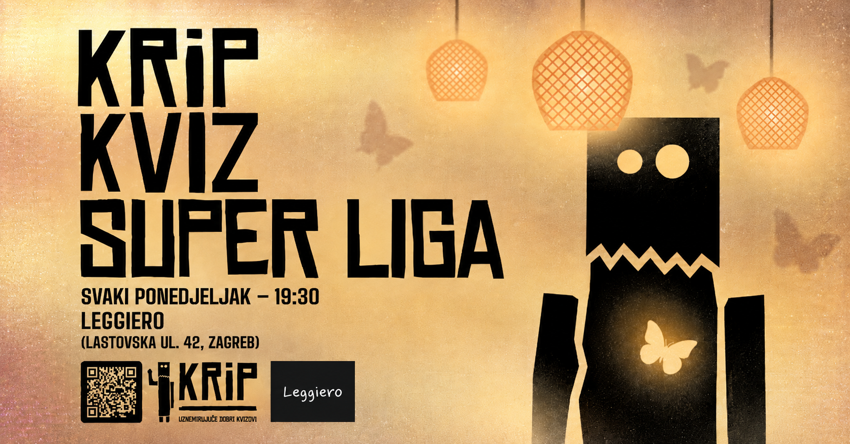 SUPERLIGA - KRiP kviz općeg znanja @Leggiero Savica - svaki ponedjeljak