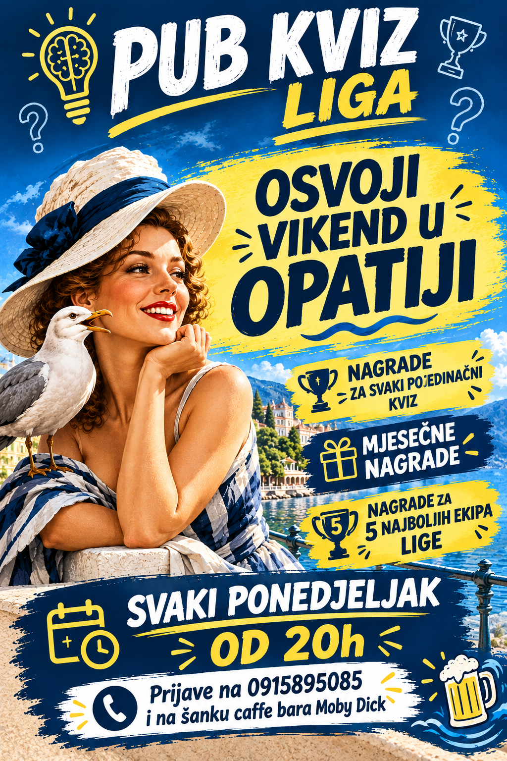 Pub kviz Liga u Moby Dicku